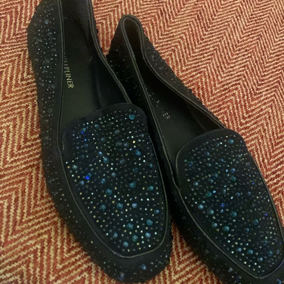Donald Pliner Rhinestone flats - Picture 1 of 6